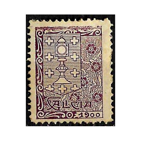 Viñeta Política. Nacionalistas de Galicia. Año 1900 (Nuevo, con señal de fijasellos)