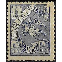 Viñeta Política. Nacionalistas Gallegos. 2 Céntimos (Nuevo, con señal de fijasellos)