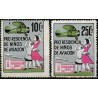 Viñeta. Pro Residencia de Niños de Aviación. 10 y 25 Céntimos (Usados)