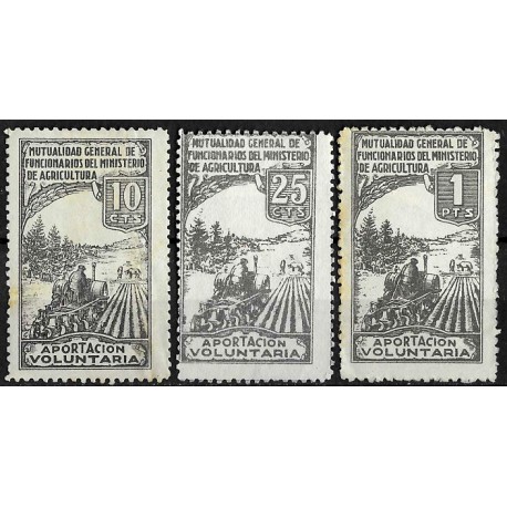 Viñetas. Mutualidad General de Funcionarios del Ministerio de Agricultura (Nuevos, sin goma)