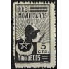 Viñeta Política. Pro Beneficiencia. 1936. Marruecos. 5 Céntimos (Usado)