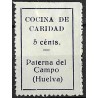 Viñeta. Cocina de Caridad. Paterna del Campo, Huelva. 5 Céntimos (Nuevo, con señal de fijasellos)