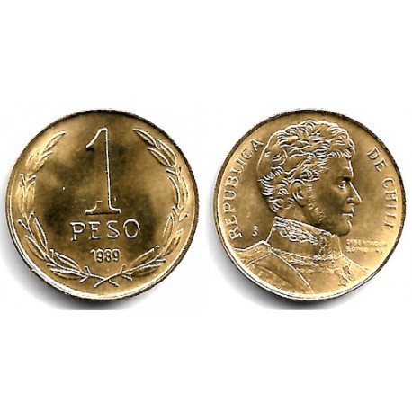 (216.2) Chile. 1989. 1 Peso (SC)