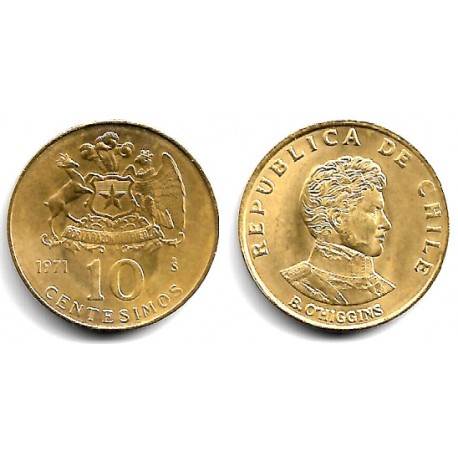 (194) Chile. 1971. 10 Centesimos (SC)