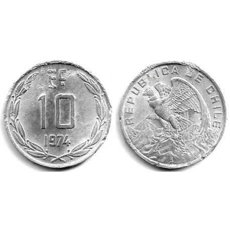 (200) Chile. 1974. 10 Escudos (MBC)