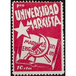 Viñeta Política. Pro Universidad Marxista. 10 Céntimos (Nuevo, con señal de fijasellos)