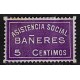 Viñeta Política. Asistencia Social. Bañeres. 5 Céntimos (Nuevo, con señal de fijasellos)