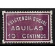 Viñeta Política. Asistencia Social. Águilas. 10 Céntimos (Nuevo, con señal de fijasellos)