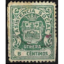 Viñeta. Asistencia Social. Utrera. 5 Céntimos (Usado)