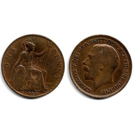 (810) Gran Bretaña. 1913. 1 Penny (BC)
