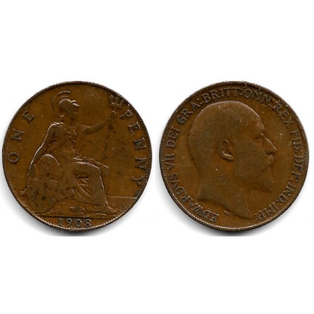 (794.2) Gran Bretaña. 1908. 1 Penny (BC)