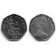 (932) Gran Bretaña. 1982. 50 Pence (SC)