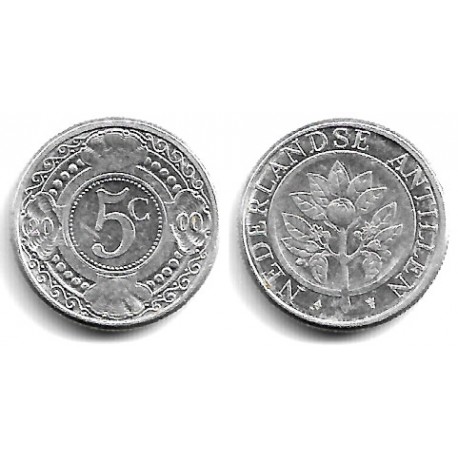 (33) Antillas Neerlandesas. 2000. 5 Cents (EBC+)