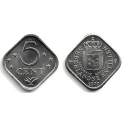 (13) Antillas Neerlandesas. 1977. 5 Cents (EBC+)