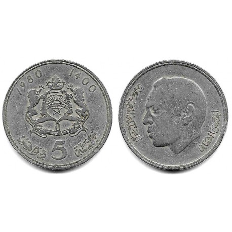 (Y72) Marruecos. 1980. 5 Dirhams (BC)