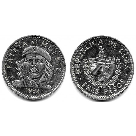 (346a) Cuba. 1992. 3 Pesos (EBC)