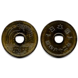 (Y72a) Japón. 1987(62). 5 Yen (MBC+)