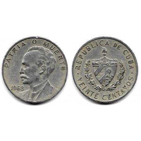 (31) Cuba. 1968. 20 Centavos (MBC-)
