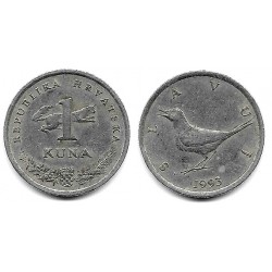 (9.1) Croacia. 1993. 1 Kuna (BC)