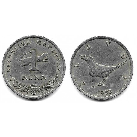 (9.1) Croacia. 1993. 1 Kuna (BC)