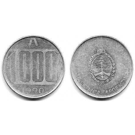 (105) Argentina. 1990. 1000 Australes (EBC)