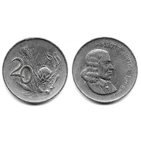(69.1) Sudáfrica. 1965. 20 Cents (MBC)