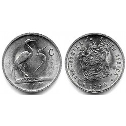 (84) Sudáfrica. 1986. 5 Cents (EBC)