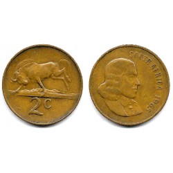 (66.1) Sudáfrica. 1965. 2 Cents (MBC)