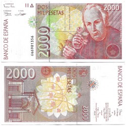 España. 1992. 2000 Pesetas (MBC) Serie 6Q