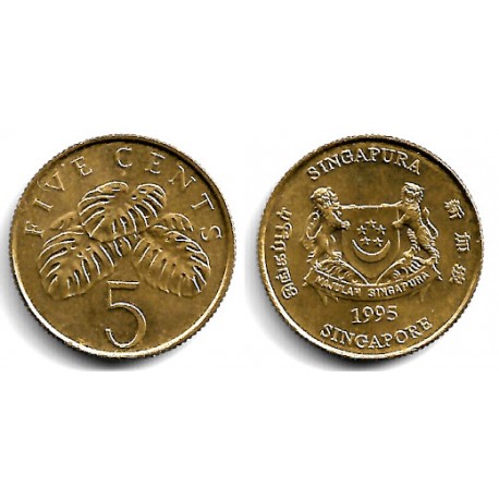 (99) Singapur. 1995. 5 Cents (SC)
