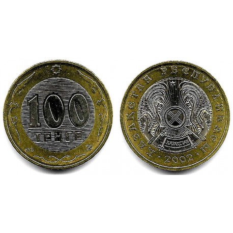 (39) Kazajstan. 2002. 100 Tenge (SC)