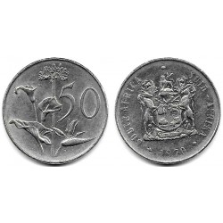 (87) Sudáfrica. 1970. 50 Cents (MBC)