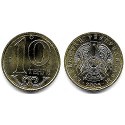 (25) Kazajstan. 2005. 10 Tenge (SC)