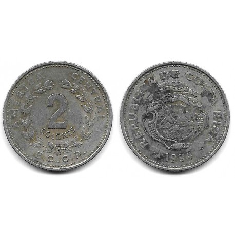 (211.2) Costa Rica. 1984. 2 Colones (BC)
