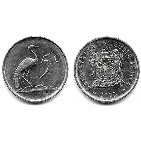 (84) Sudáfrica. 1975. 5 Cents (MBC)