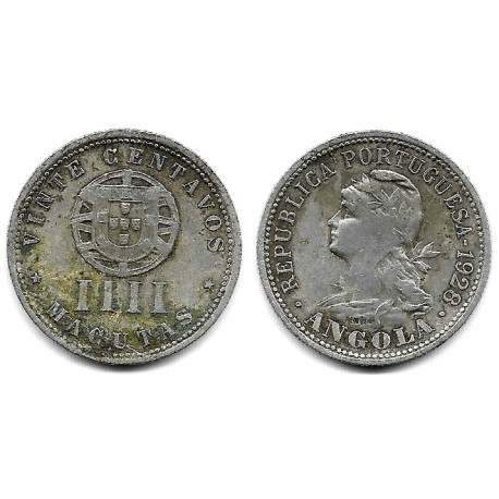 (68) Angola. 1928. 4 Makuta (BC)