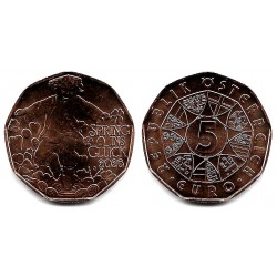 Austria. 2026. 5 Euro (SC) Spring ins Glück