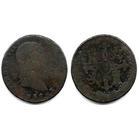 Fernando VII. 1831. 8 Maravedí (RC) Ceca de Segovia