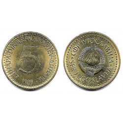(88) Yugoslavia. 1985. 5 Dinara (EBC)