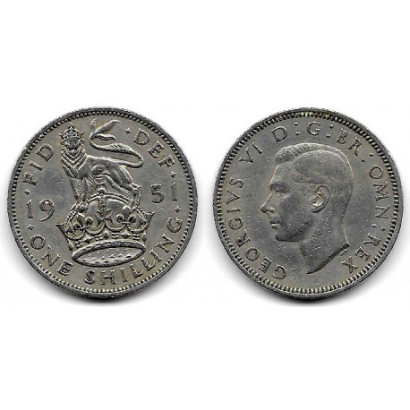 (876) Gran Bretaña. 1951. 1 Shilling (MBC)