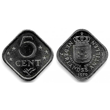 (13) Antillas Neerlandesas. 1979. 5 Cents (SC)