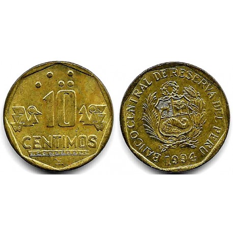 (305.1) Perú. 1994. 10 Centimos (MBC+/EBC-)
