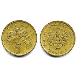 (50) Singapur. 1985. 5 Cents (EBC-)