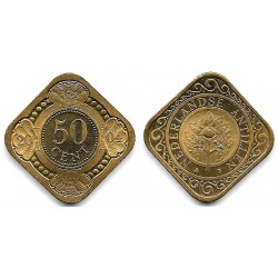 (36) Antillas Neerlandesas. 2004. 50 Cents (SC)