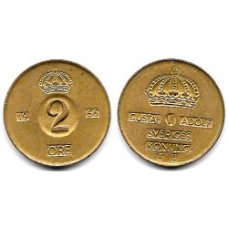 (821) Suecia. 1966. 2 Ore (MBC+)