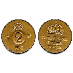 (821) Suecia. 1968. 2 Ore (MBC+)