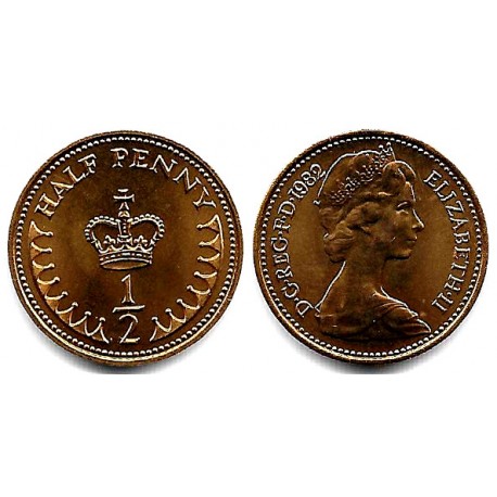 (926) Gran Bretaña. 1982. Half Penny (SC)