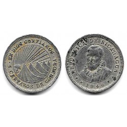 (24.1) Nicaragua. 1946. 5 Centavos (BC+)