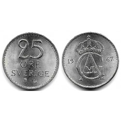 (836) Suecia. 1967. 25 Ore (SC)