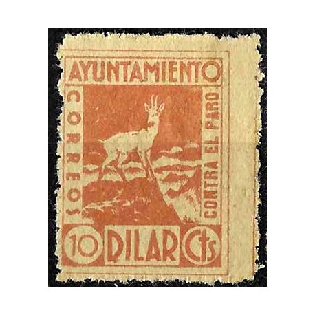 Viñeta. Dilar. 10 Céntimos. Lucha contra el Paro (Nuevo, con señal de fijasellos)